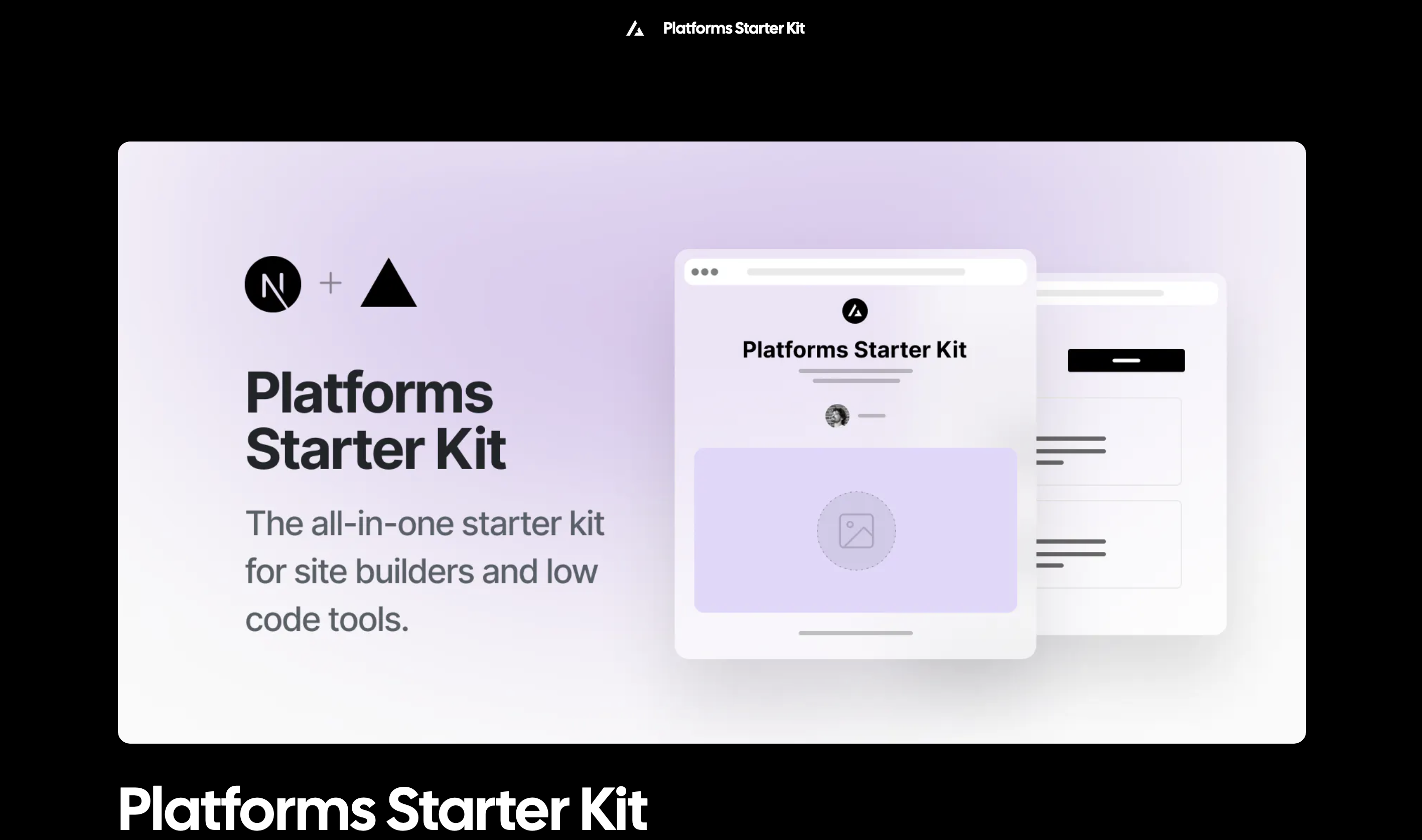Platform Starter Kit